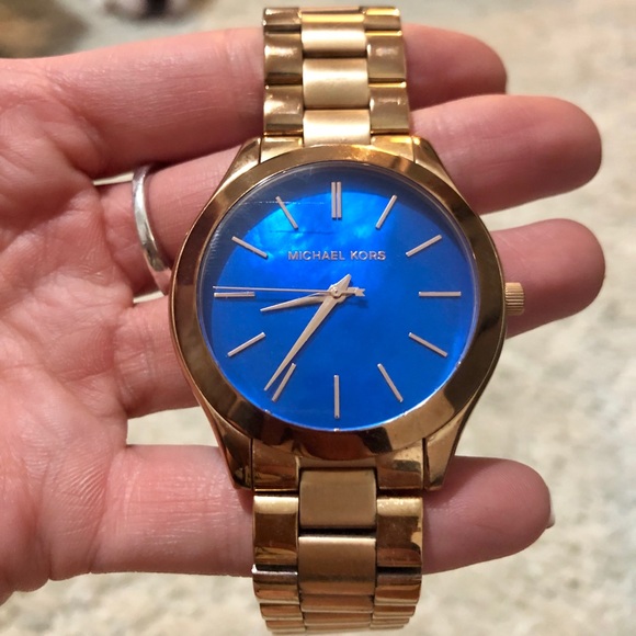 Michael Kors Accessories - Michael Kors Blue Faced Watch - Gorgeous!